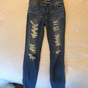 PacSun Skinny “perfect fit Jegging” ripped Jeans
